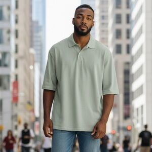 🔥 ROBERT BARAKETT Men's Vapor Sage Polo Shirt